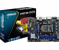 ASRock MB ASROCK 1155 H61M-DGS
